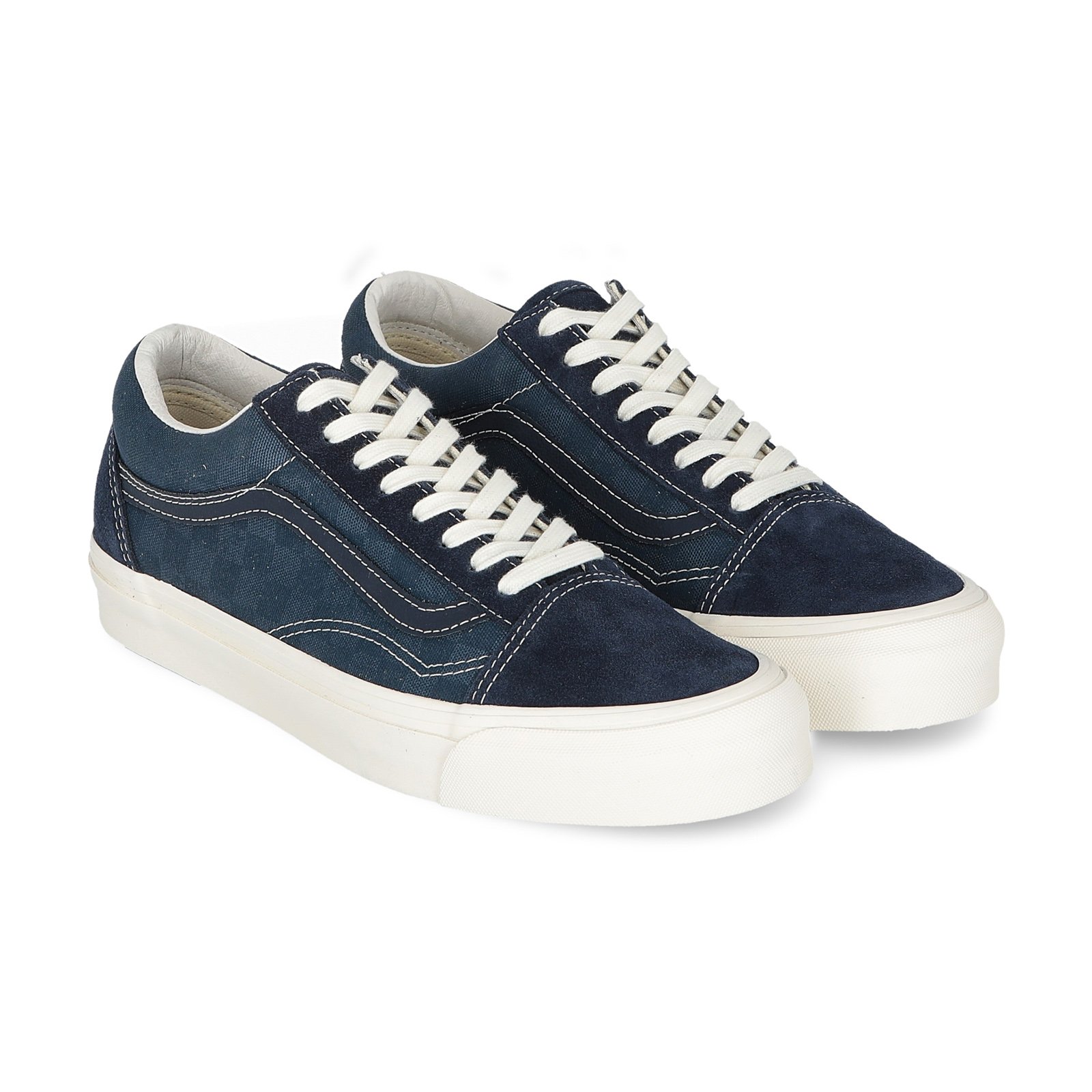 vans vault og old skool lx checkerboard & majolica blue