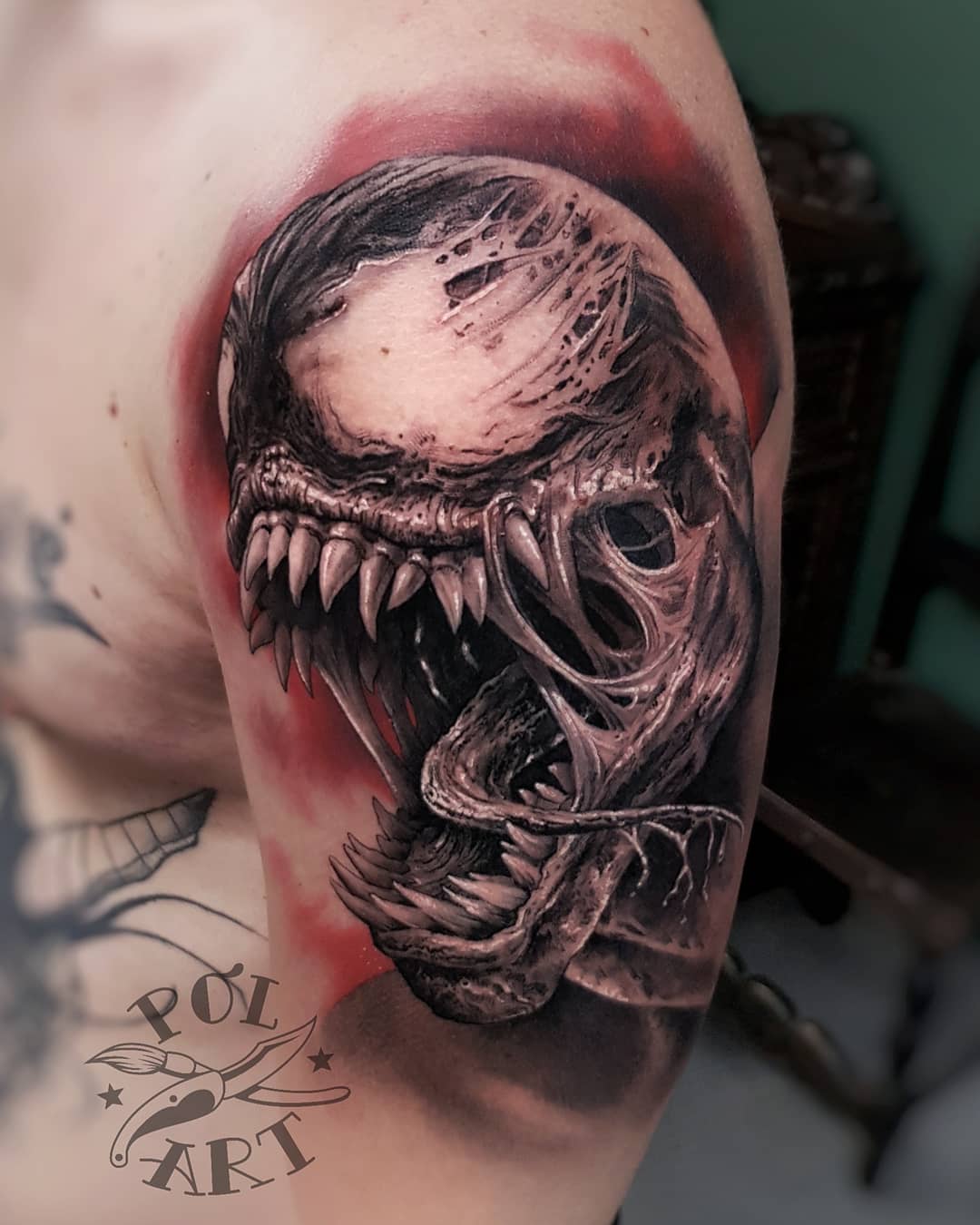 Venom tattoo fy fypシ fyp neke nekedbelegyen nekedbee nekedb ta   TikTok