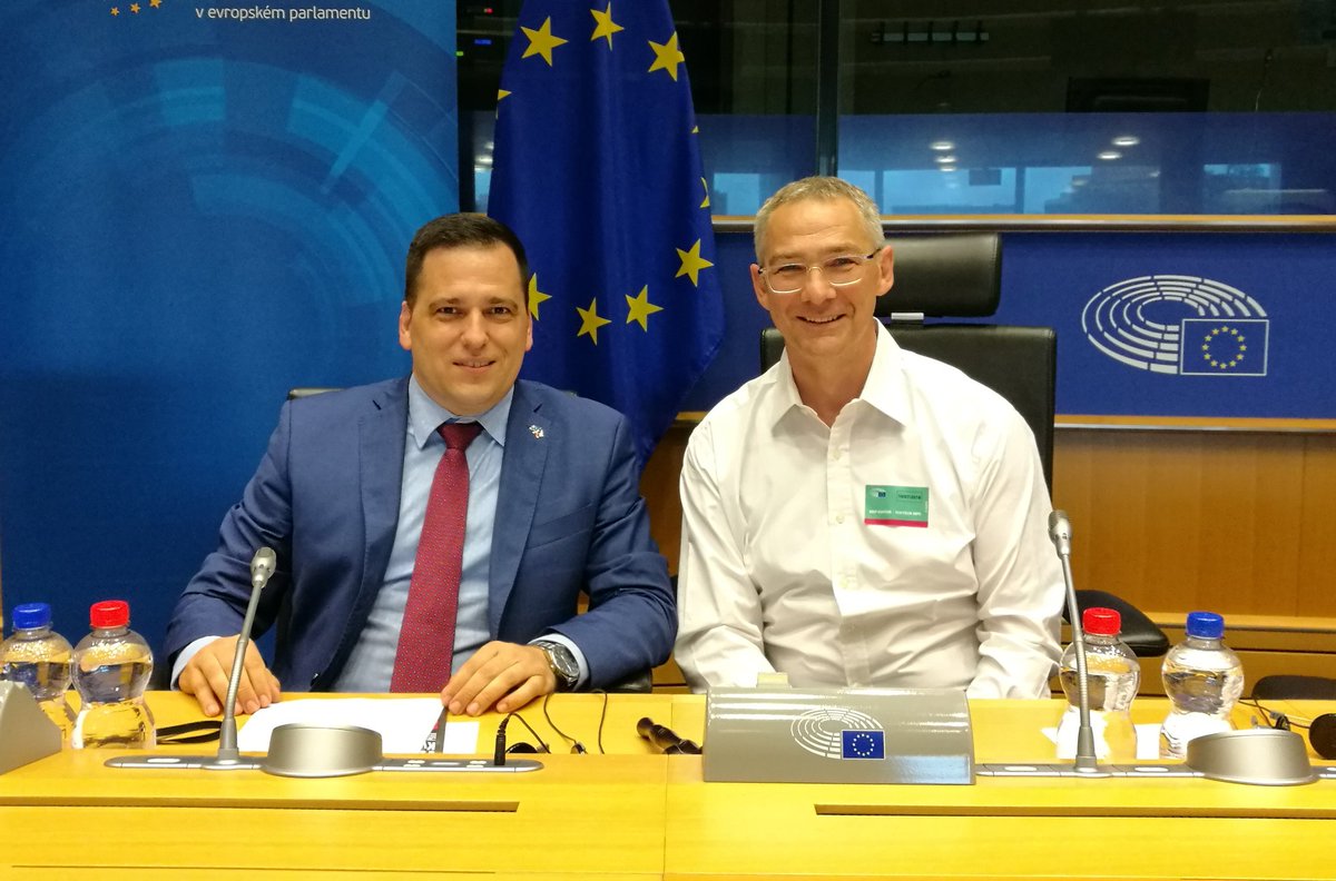 Meditation_Lab's tweet photo. Thoroughly enjoyed my well received talk on #meditation last night at the European Parliament - on invitation by the Czech MEP @TomZdechovskyEP on the left https://t.co/Kh97WHf74I