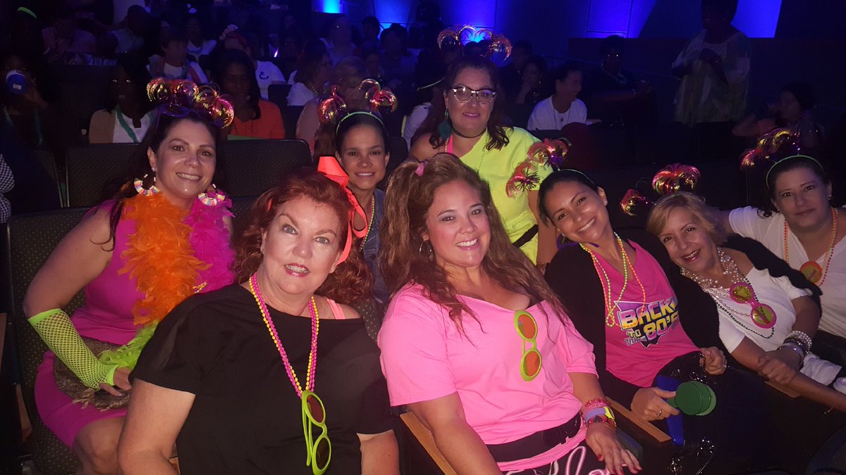 westmiamimiddle's tweet photo. Day #1 of #SYNERGY2018 and we are having a blast... from the past! Rockin' the 80's and representing our @MDCPSCentral Region with old school pride!  @SynergyMDCPS @MiamiCAO @MDCPS @MDCPS_MSR https://t.co/UejSumQghz