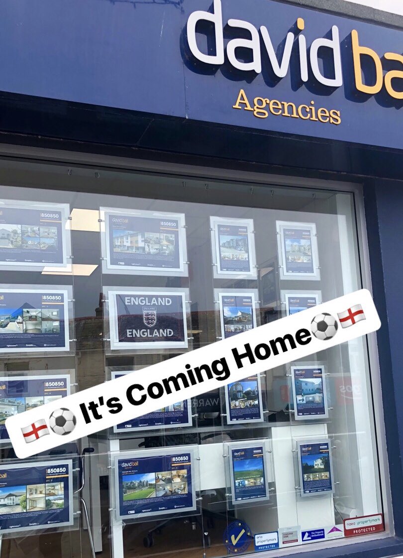 DavidBall_NQY's tweet photo. David Ball Agencies believe #itscominghome come on England ๐ด๓ ง๓ ข๓ ฅ๓ ฎ๓ ง๓ ฟโฝ๏ธ๐ด๓ ง๓ ข๓ ฅ๓ ฎ๓ ง๓ ฟ #worldcup2018 #worldcup2018 #showyoursupport #estateagent #newquay #cornwall #dba #dbluxurycollection #instadaily #instagood #timetorelocate https://t.co/8q81BmQK19