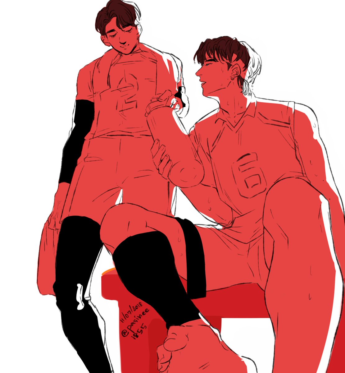 pasinee1855's tweet photo. 🏐16th May: "Sports Day"🏐 @Niorb_semimonth 

🔆คู่แข่ง🔆

#Niorb #niorb_semi https://t.co/S6UhY96nPS