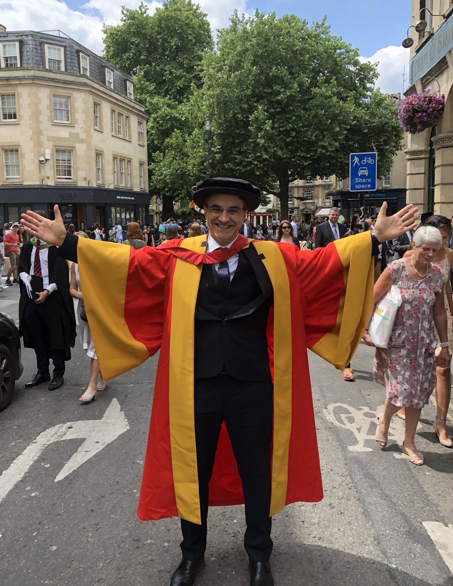 ProfNoelFitz's tweet photo. Thank you @UniofBath for this great honour today and inviting me to join you and your fantastic students as a #BathGrad. https://t.co/lBJZzFQ8l9