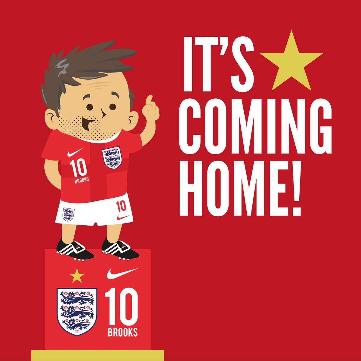 Bring it home lads! 🏴󠁧󠁢󠁥󠁮󠁧󠁿🏆⚽ #itscominghome