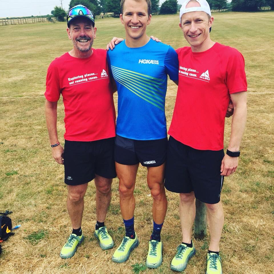 Meanwhile back in the #Chilterns Run the Wild UK have been out on the #trails again with the guys from @HOKAONEONE . Today they were joined British Ultra runner Tom Evans! 😀🏃🏻 <a href="/TomEvansUltra/">ᵀᵒᵐ ᴱᵛᵃⁿˢ</a> <a href="/chasepr/">Chase PR</a> #trailrunning