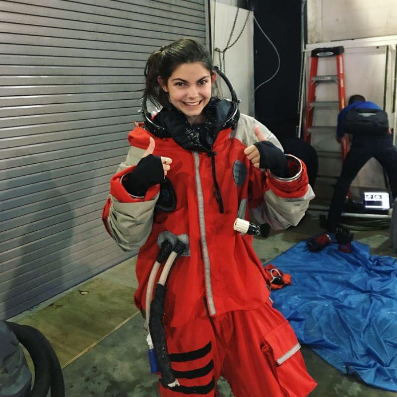 .<a href="/NASA/">NASA</a> 17. yaşındaki Alyssa Carson'ı Mars'a giden ilk astronotlardan olması için eğitiyor. cmpg.in/Zl0T