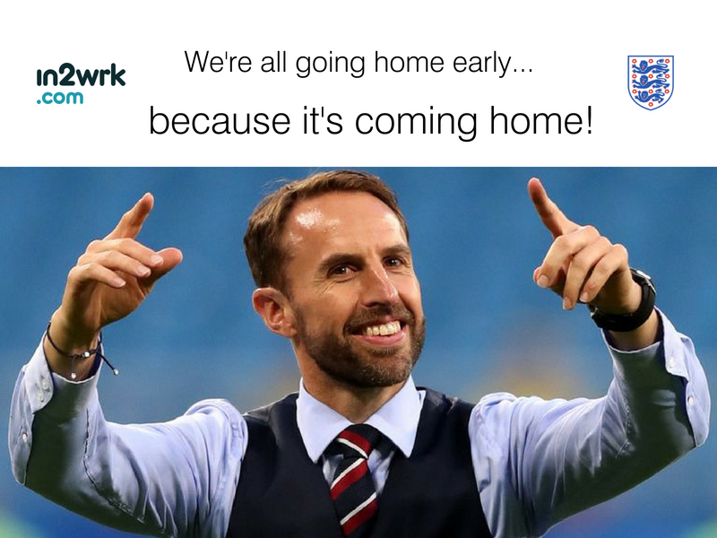 thinkdoncaster's tweet photo. Did you hear? It’s coming home…

...and so are we! Our centre will be closing at 3pm today to give everyone the chance to get home, light the BBQ and secure their favourite spot in front of the TV ready for tonight's game.

Our centre will open as normal tomorrow #ItsComingHome https://t.co/ep6PTLlfDk