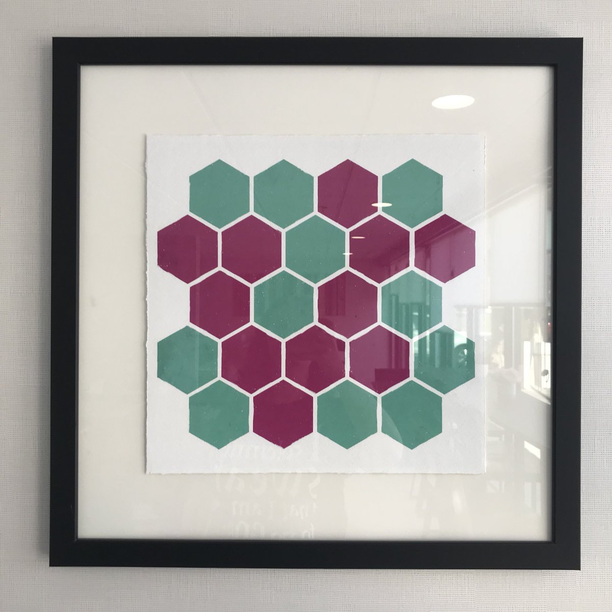leahod's tweet photo. I saw this mathy art and thought of you @mrsforest! Even hotels are mathy. ๐ #bsd100math #d100pride https://t.co/fH15wpnBYm