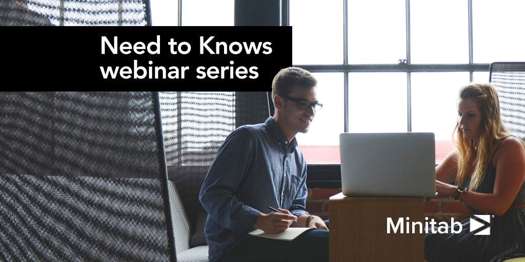 Minitab's tweet image. It's been leading up to this! Today the #MinitabNeedToKnows webinar series concludes with an introduction to #ProcessCapability hubs.ly/H0cYcqd0