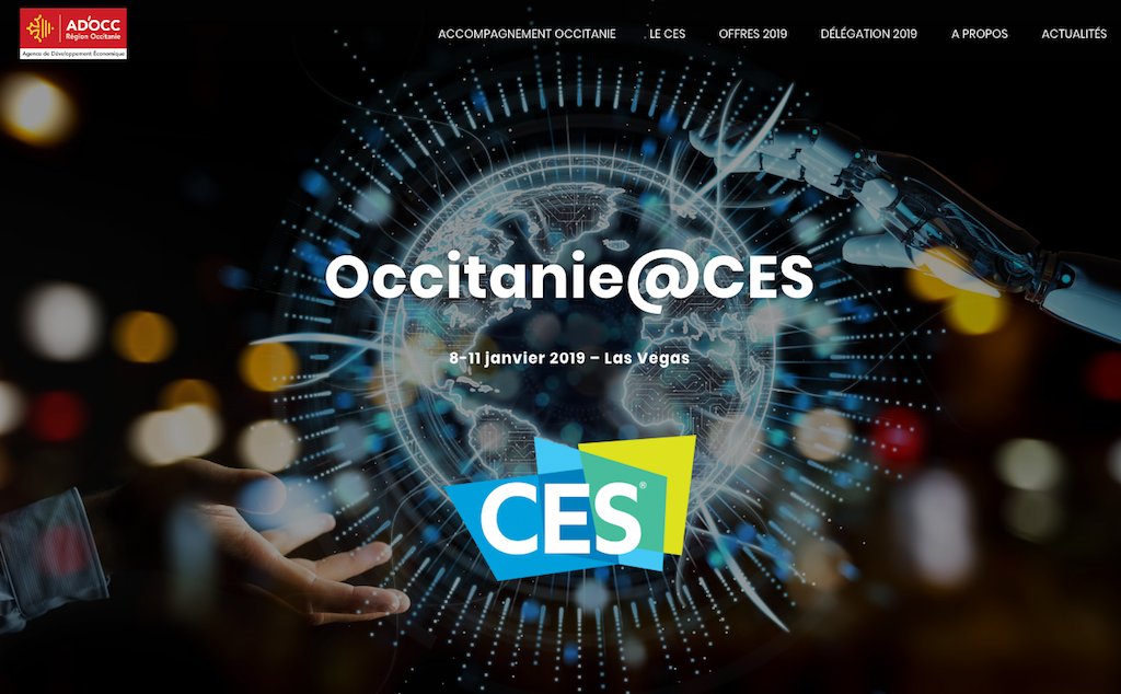 #export : AD’OCC accompagne les entreprises de la région <a href="/Occitanie/">Région Occitanie</a> au <a href="/CES/">CES</a> 2019. L'action  collective occitanie@CES2019 est un tremplin pour votre développement et une vitrine pour vos solutions, mais aussi un accompagnement dans la durée ces.agence-adocc.com