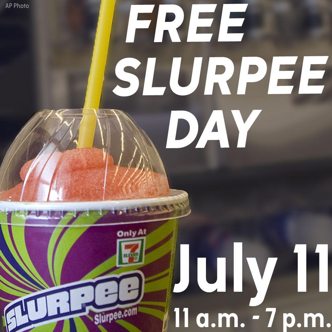 ilovelyleback's tweet photo. It's 7-11, and you know what that means - FREE SLURPEES!!! It's #7ElevenDay , so get to your closest @7eleven and get your free @slurpee today!!! #ThisHasBeenAPublicServiceAnnouncement #GetThereNOW https://t.co/iI63yIXkXF