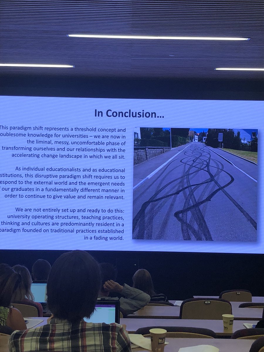 anortcliffe's tweet photo. @SamGrogan conclusion highlighted institutional structures silo mentality no-long surfice and fit for purpose with reality and need to shift from entrenched mode of operandi #SHULT18 https://t.co/03huh8VvZL