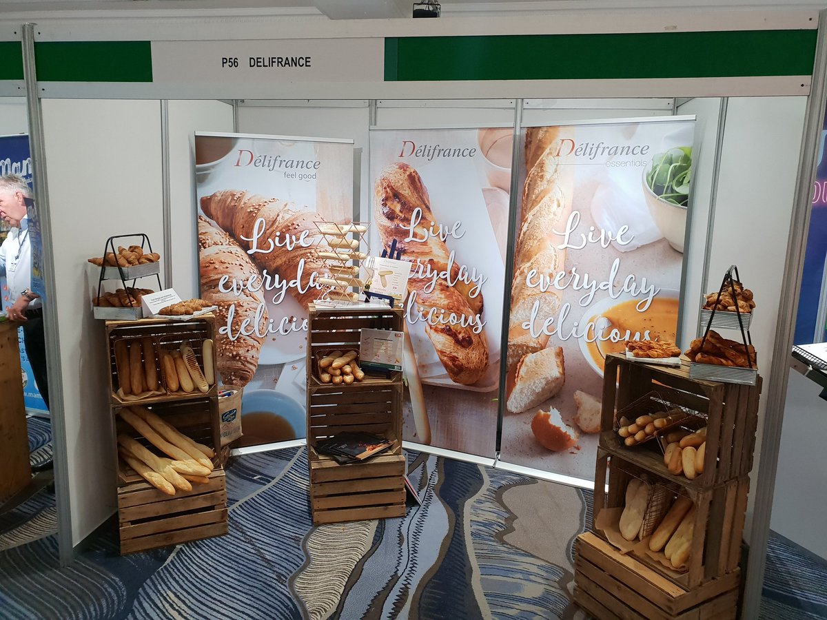 ManBunBaker's tweet photo. @DelifranceUK today supporting @LACA_UK at the NEC! Please come and see our new 70/30 Feel Good Panini #nutfree #bakery #education #sourceoffiber #saltguidelines #ukproduced https://t.co/tkjJGVfO3t