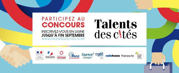 📢🏆 Concours Talents des Cités ce sont près de 600 Talents récompensés -> A VOTRE TOUR ! 

 Pour vous inscrire : bit.ly/Talentsdescites