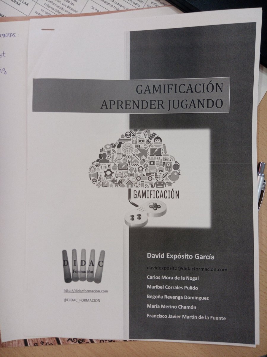 Dexpositogarcia's tweet photo. Gamificación educativa con @GRUPOEDEBE @DIDAC_FORMACION https://t.co/CMuWkC72vR