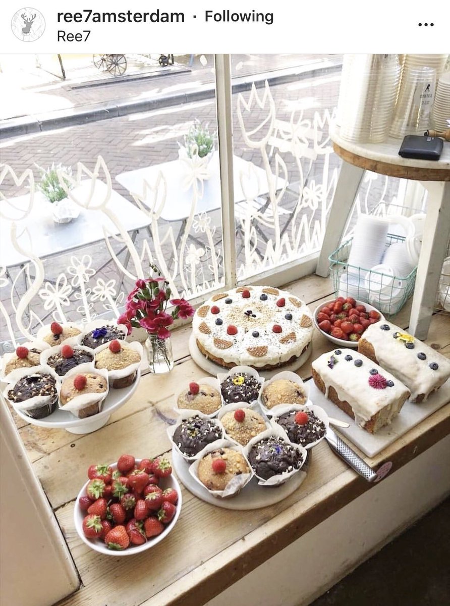 Travel reco: when in Amsterdam, check out Ree 7 - so cute (and so sweet 🍰☺️)