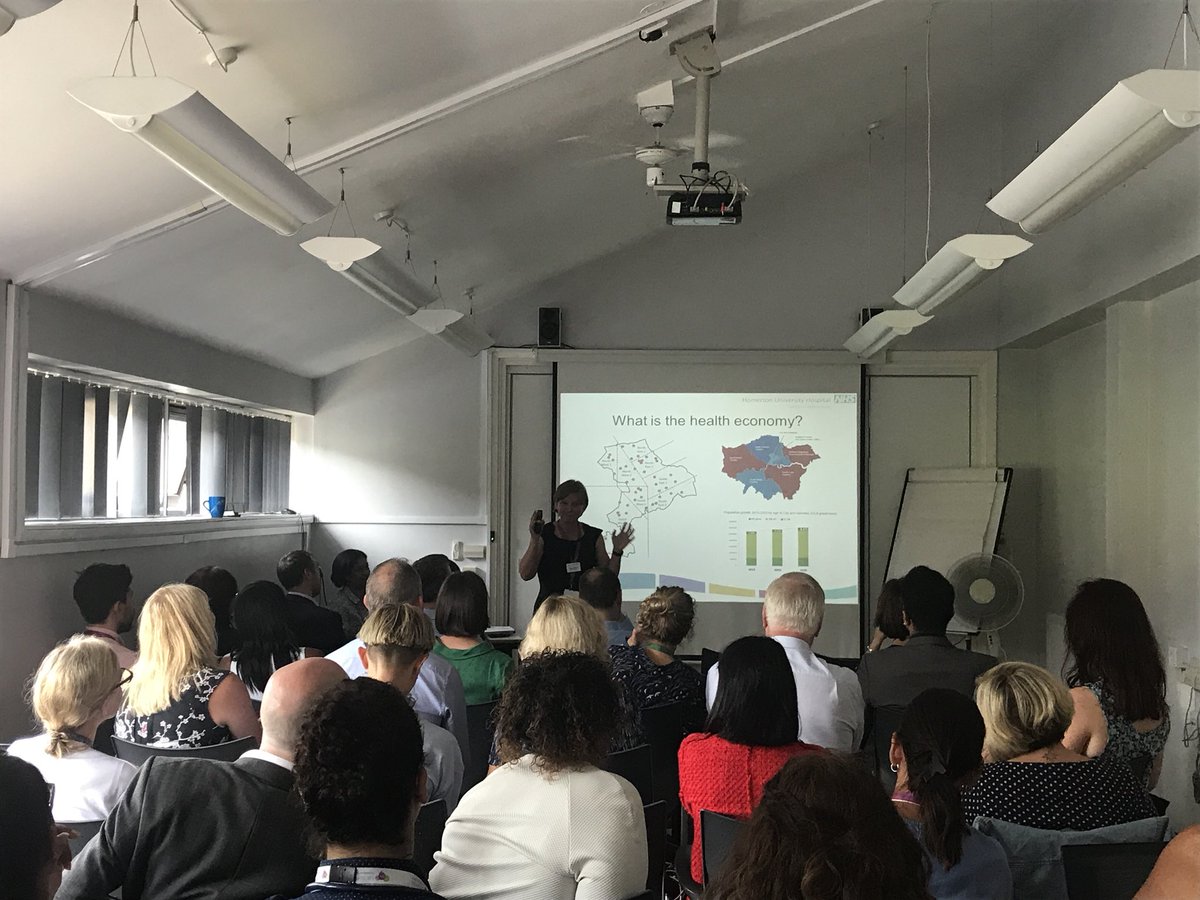 QIHomerton's tweet photo. Hearing from our @CEOHomerton Tracey Fletcher on the transformation of the local health economy in City &amp; Hackney utilising IT #DigitalTransformation https://t.co/NH5t2N1C2P