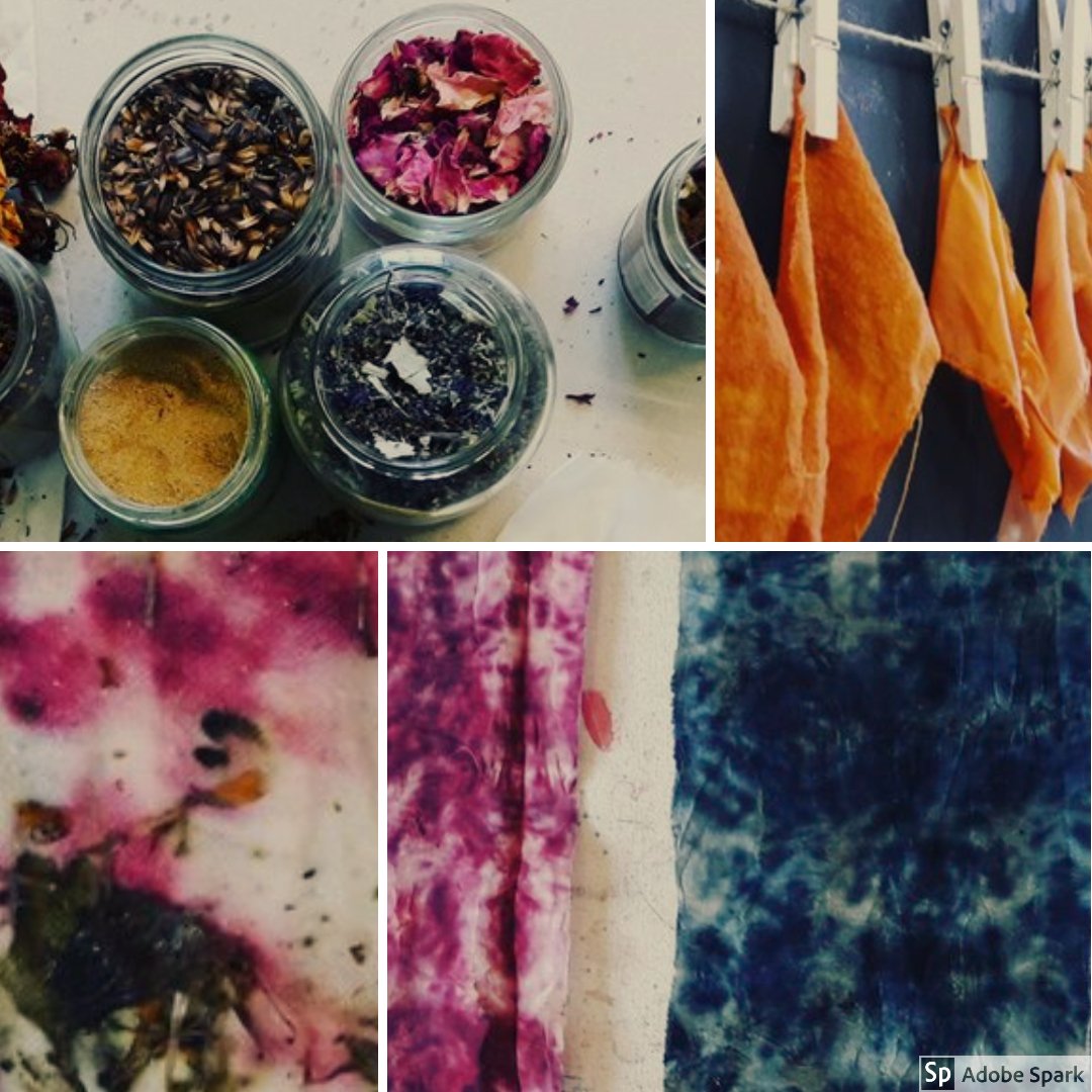 All our courses this weekend have SOLD OUT! But we are SO excited for this Natural Dye course with @floraarbuthnott on the 21st and 22nd June. We have just one lonely place remaining. Snap it up, or regret it FOREVER. #naturaldyes #indigo #plantbased @dartingtonhall