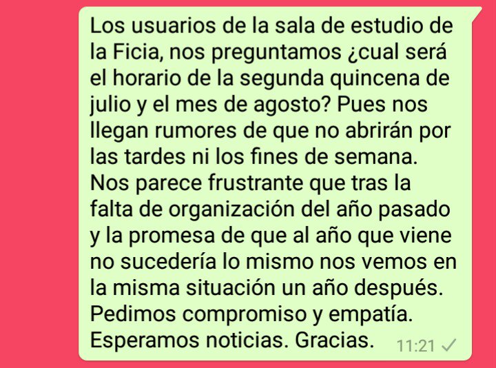 Sentimos una falta gran de compromiso y empatía <a href="/ruben_alfaro/">Rubén Alfaro</a> <a href="/valledeelda/">Valle de Elda</a> <a href="/radioelda/">Radio Elda CadenaSER</a> <a href="/ayto_elda/">Ayuntamiento de Elda</a> <a href="/PP_Elda/">Populares de Elda</a> <a href="/eldainforma/">Elda informa</a>