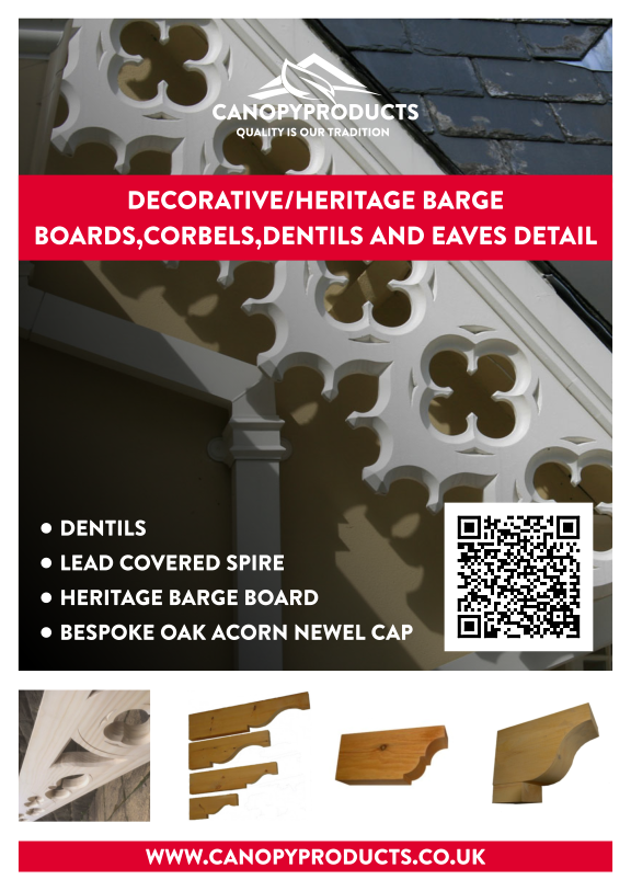 CanopyProducts's tweet photo. We normally use Redwood for the barge boards but if a long life solution is required then we recommend our Accoya barge boards, particularly if the design has hand carving as a feature.
https://t.co/GmeJAPt3Qn https://t.co/m0Xj1dDD0e