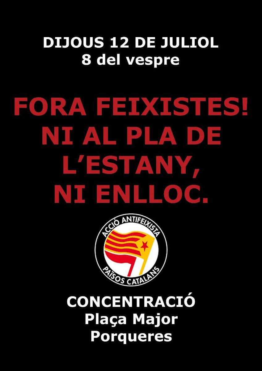 Sempre #Dempeus, ni un pas enrere amb el feixisme