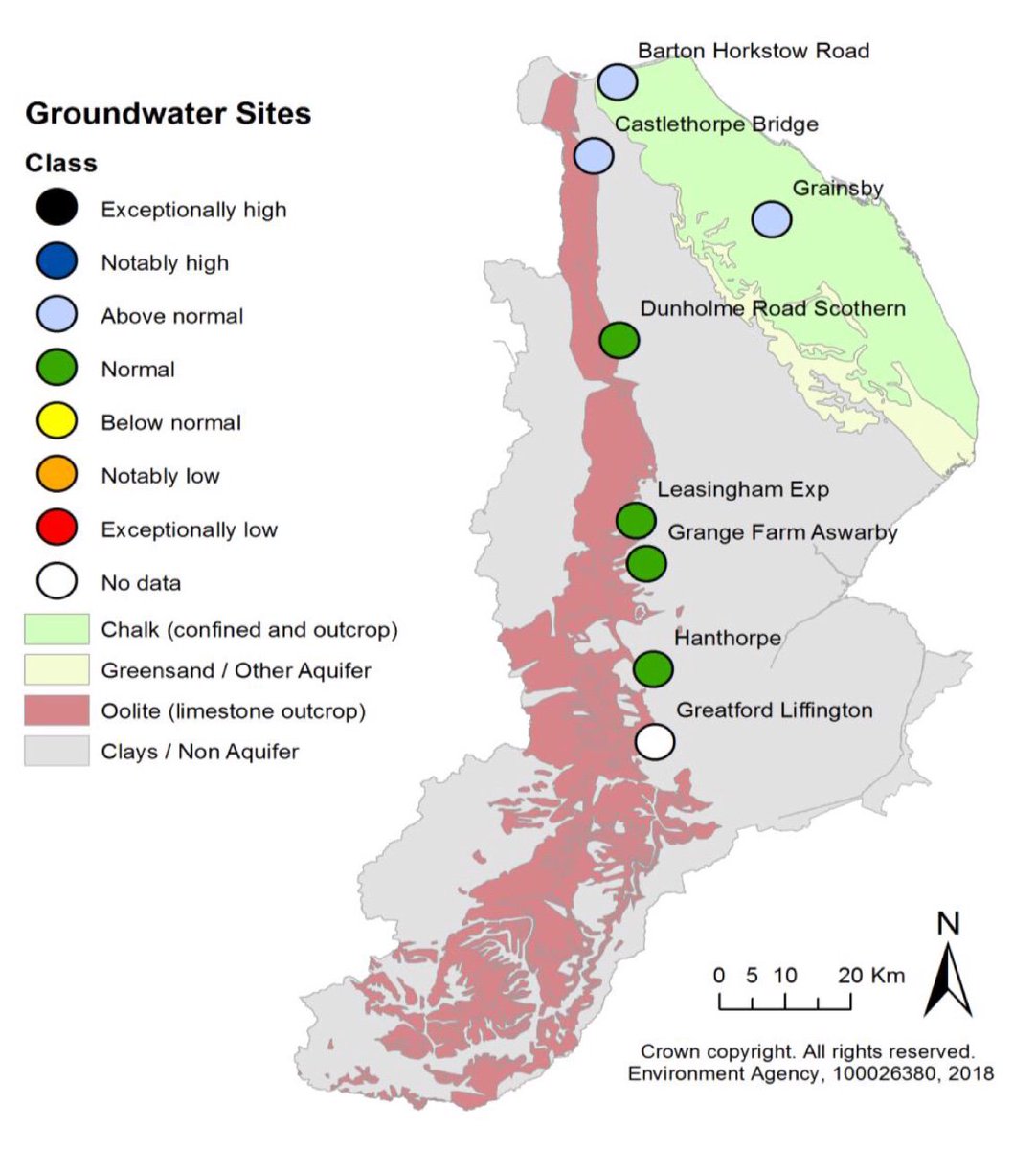 GeoscienceEA's tweet photo. Interested in the latest #groundwater levels &amp; #riverflows during this prolonged dry period? See our June 2018 #WaterSituation reports by each @EnvAgency Area from our Hydrologists here:

https://t.co/zX7eGFaCQk

#groundwater #rainfall #riverflows #soilmoisturedeficit #reservoirs https://t.co/1TsWFh1Hvg