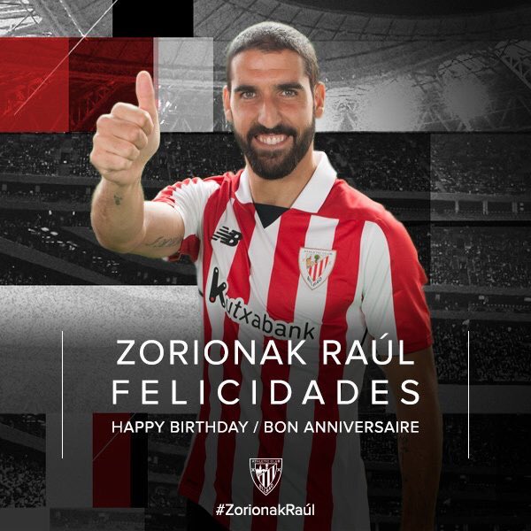 Happy 32nd birthday Raúl García! 
Zorionak Rulo! 