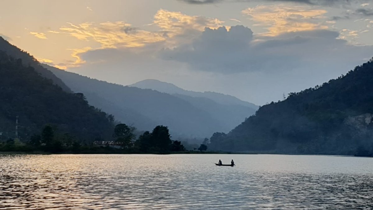 Panyor River Dam Reservoir. #arunachaltourism