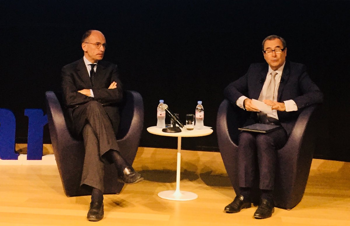 [Conférence] Jacques Richier reçoit <a href="/EnricoLetta/">Enrico Letta</a> pour un échange participatif sur l’ #Europe ✨ #DébatCitoyen