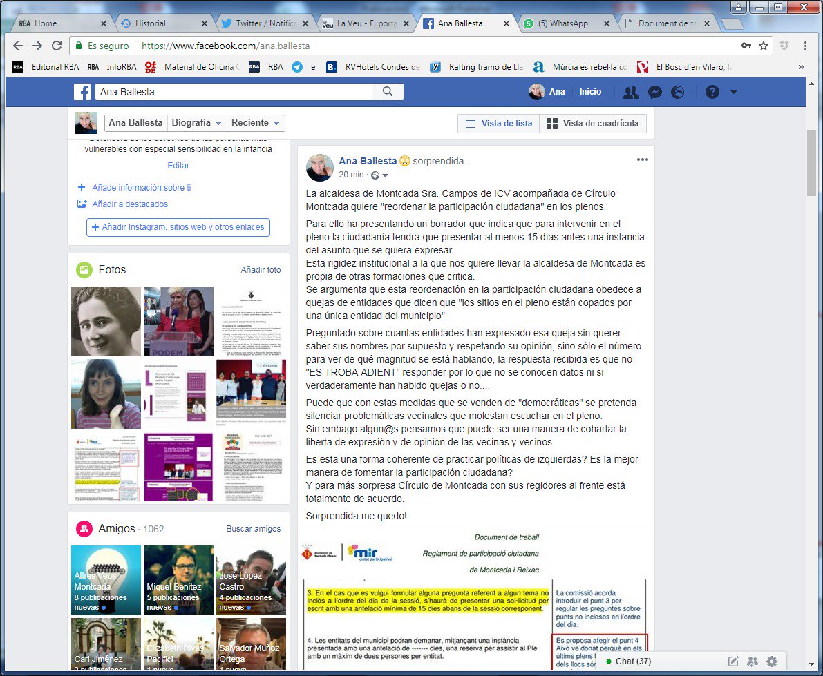 jordirodri1's tweet photo. En montcada comienzan a aplicar su privada dictadura.@jrodri_gd @laveudemontcada @GDemocraticaESP @jalfonzo @yogge @uniomasrampinyo @elpuntdmontcada el ciudadano sin derecho a réplica es más cómodo verdad?, @AnaBallesta @lauramir77 @jordisaes https://t.co/OesYu9OC11