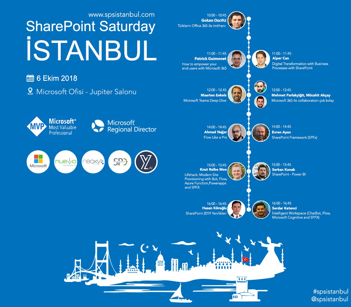 mucahidakcay's tweet photo. 6 Ekim'de @mparlakyigit ile #SharePointSaturday etkinliğinde @MicrosoftTR ofisinde oturumumuz olacak. Microsoft'a ait Cloud ürünlerindeki özelliklerden bahsedeceğiz. Kayıtlar başladı! https://t.co/JTkLXCeqE9 adresinden hızlıca yerinizi alın ve takviminizi oluşturun! 🤓 #UnifyTR https://t.co/0vOLGwop3c