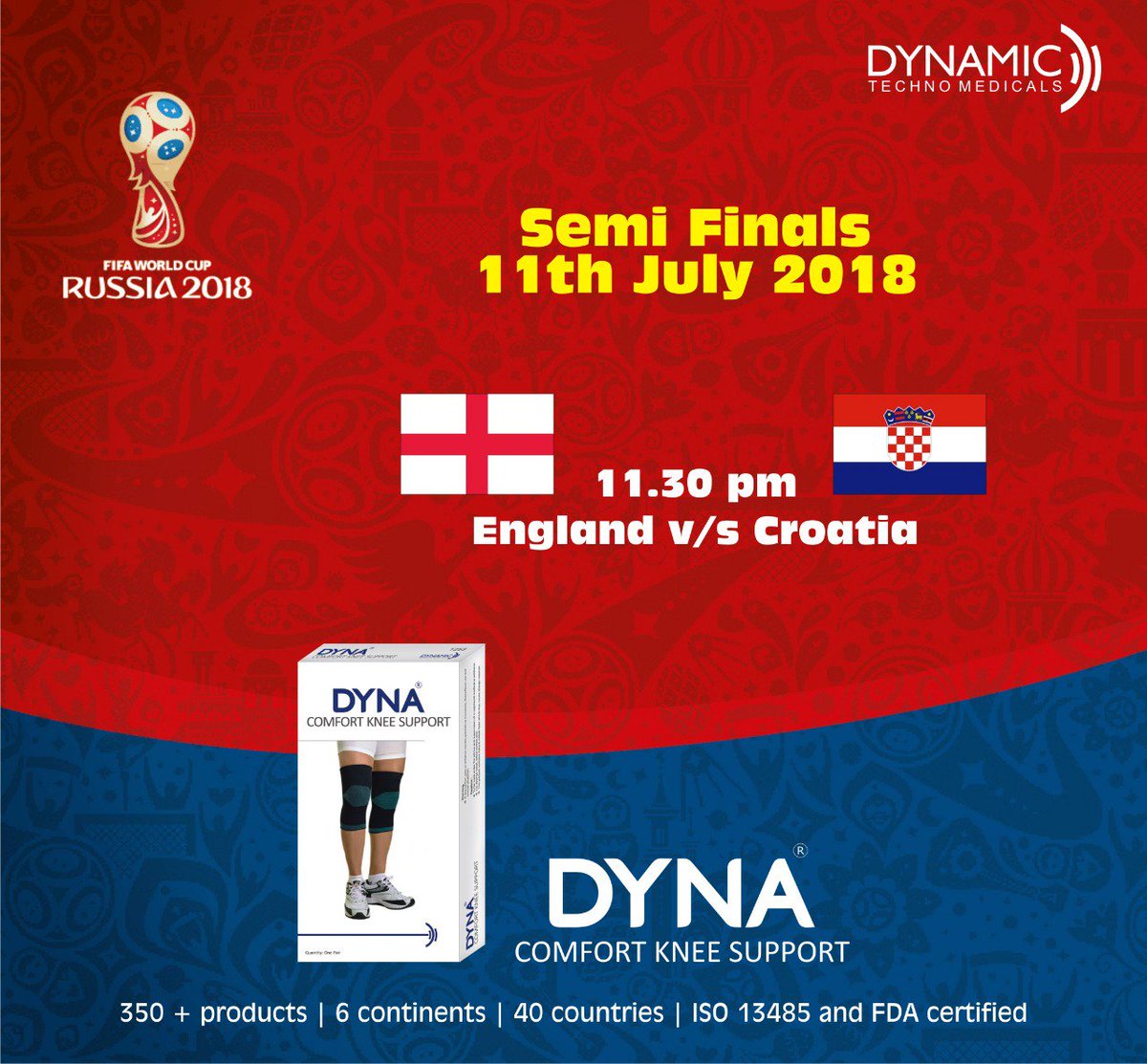 brahmadasR's tweet image. FIFA World Cup Semi Final England Vs Croatia #FIFA18 #EngvsCro #FifaWorldCup2018 #FIFA Buy Dyna Knee Cap Knee Support for Knee Pain Relief (Small(For Knee Circumference of 31-35 cm)) Online at Low Prices in India - Amazon.in amazon.in/Dyna-Support-R…