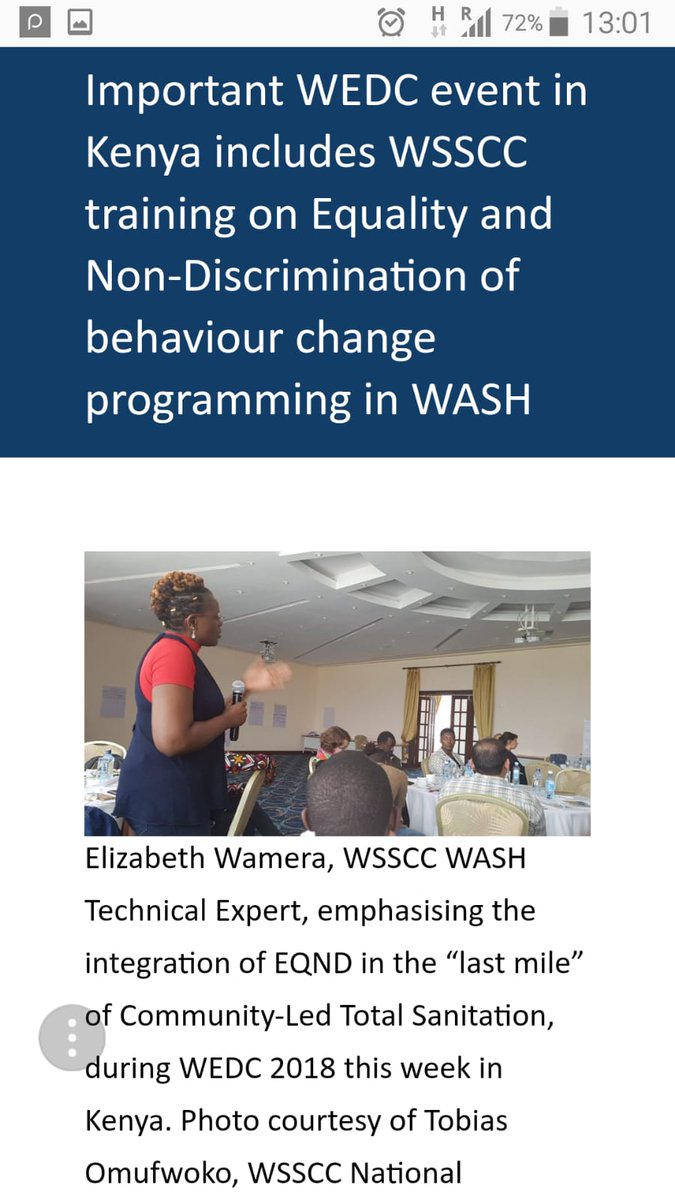 Mackenah's tweet photo. #WEDC41 Join us on Friday 13th for our capacity building workshop on Equality and non-discrimation in WASH @WSSCCouncil @WASHallianceKe @Amref_Kenya @EWamera @givosi https://t.co/jd1HwCAGNX