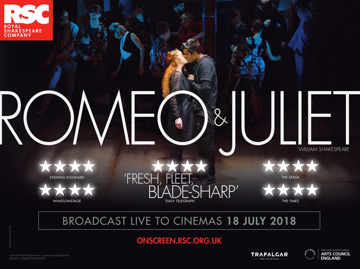BoroughHalls's tweet image. #RSCLive | Just one week to go until the RSC's critically-acclaimed 'Romeo &amp;amp; Juliet' is broadcast LIVE to #Stourbridge Town Hall. boroughhalls.co.uk/rsc-live-romeo…
