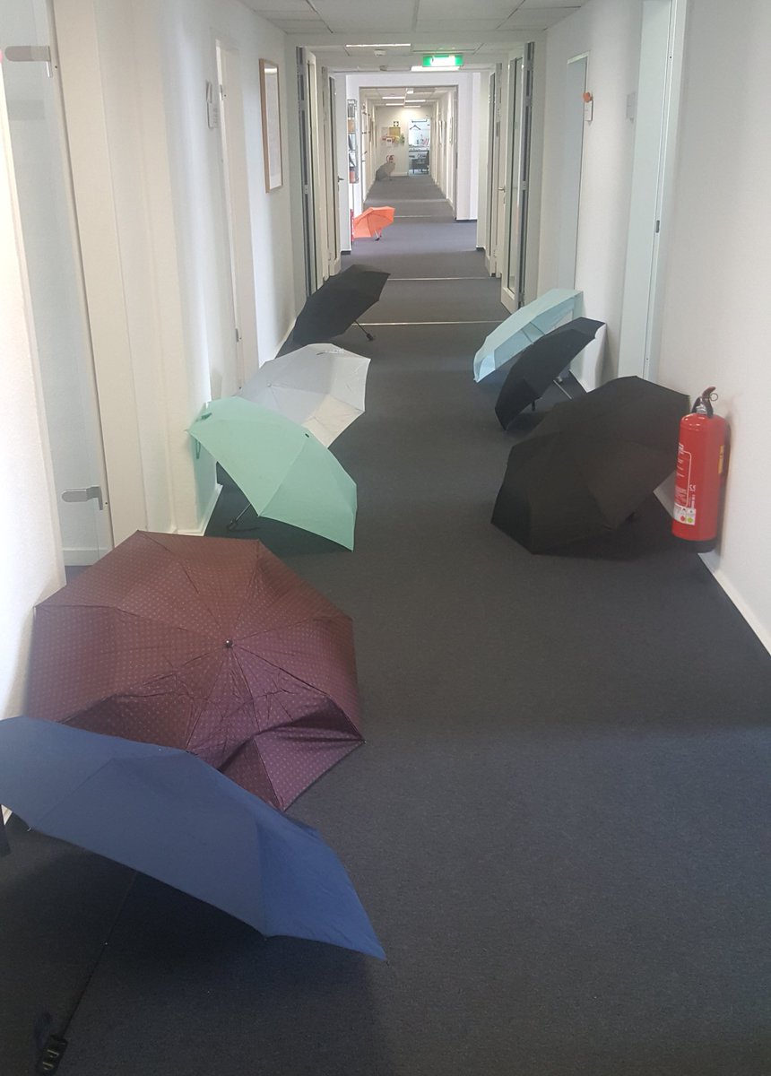 Alles wieder normal mit dem Hamburger Wetter - und dem Flur von <a href="/DIEZEIT/">DIE ZEIT</a>.