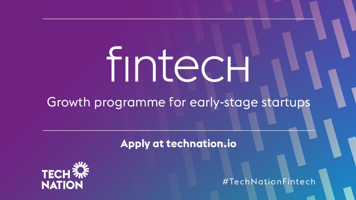 TechNation's tweet image. Just under a week left to apply for the brand new #TechNationFintech growth programme!

Calling UK-based B2B and B2B2C #fintech startups, with at least one active client or pilot. Applications only take about 15 mins. Get going..

technation.io/programmes/fin…