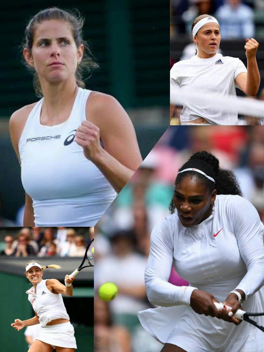 The last four ladies standing <a href="/Wimbledon/">Wimbledon</a>