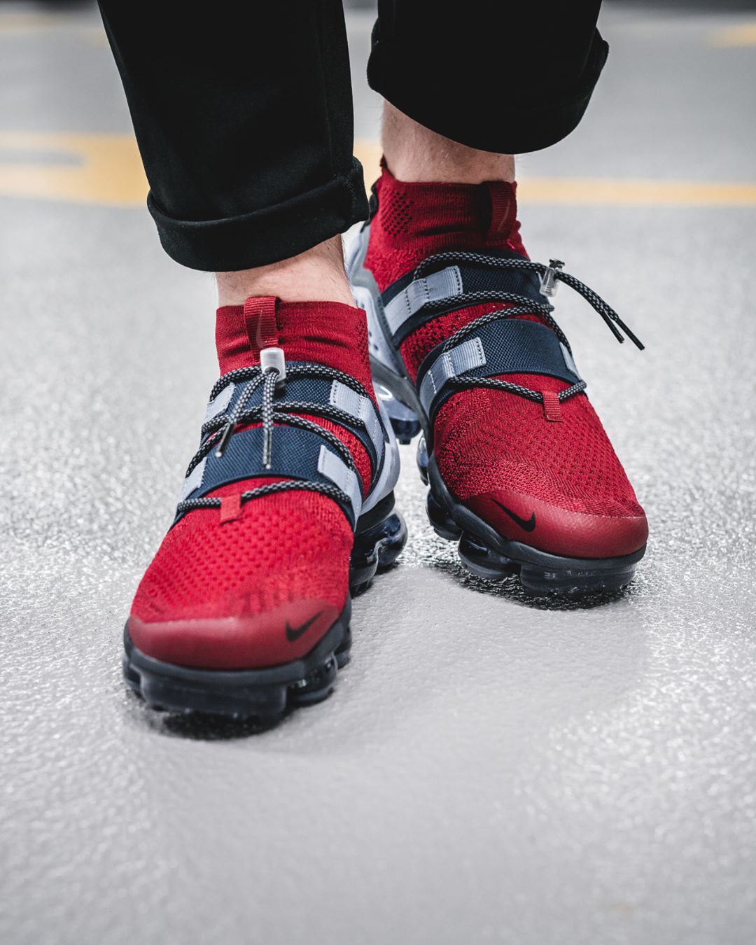 Nike air vapormax flyknit utility best sale red