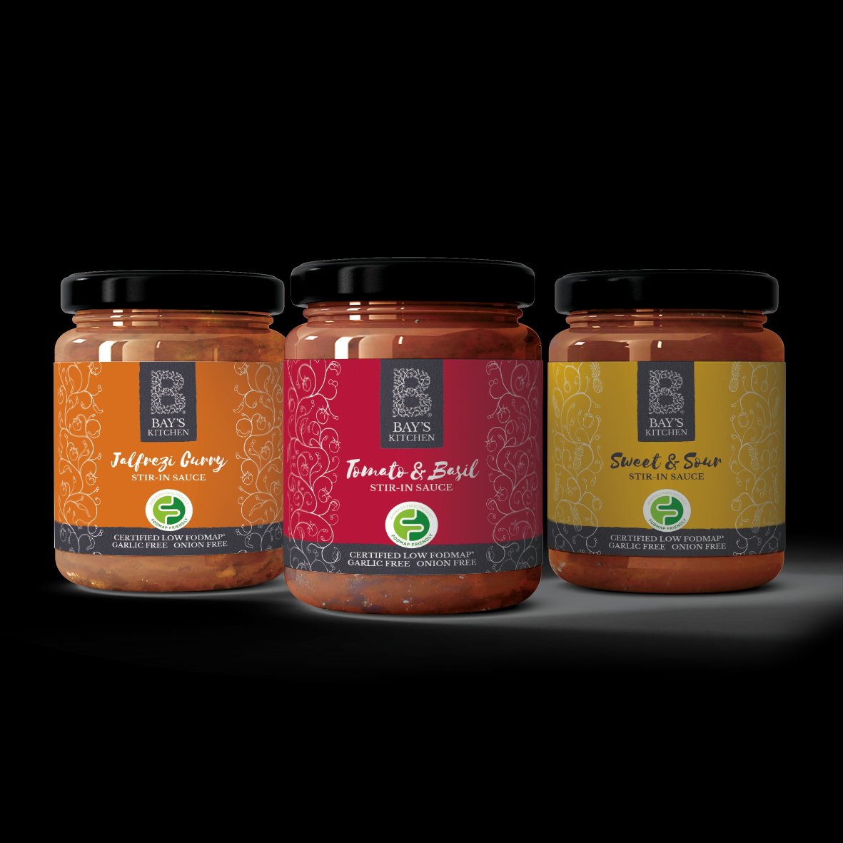 FODMAP_Friendly's tweet photo. @bayskitchenuk #fodmapfriendlycertified cooking sauces are perfect pantry staples, there's one for every occasion! Whether you're a Jalfrezi, Tomato+Basil or Sweet & Sour kind of person, there's something to please even the fussiest #fodmapper! https://t.co/lxVhPvnkmn #fodmapdiet https://t.co/3cBIoB38WA