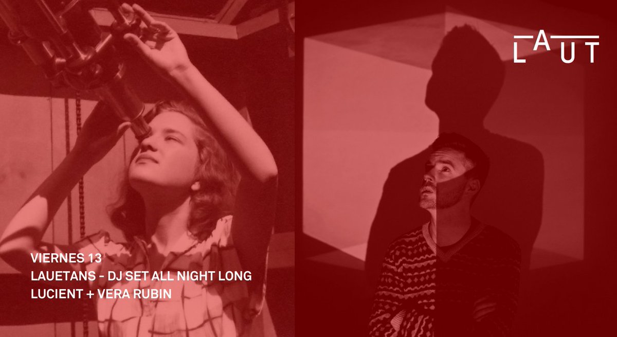Este viernes <a href="/LAUTbarcelona/">LAUT</a> dará comienzo a las noches #Lauetans; 5h dedicadas a los hosts de la casa que mes a mes recogerán la esencia musical del club ⚡ @lucient_music &amp; <a href="/Wooky_Lapsus/">Albert Salinas</a> serán los encargados de inaugurar esta nueva aventura musical ➜ laut.es