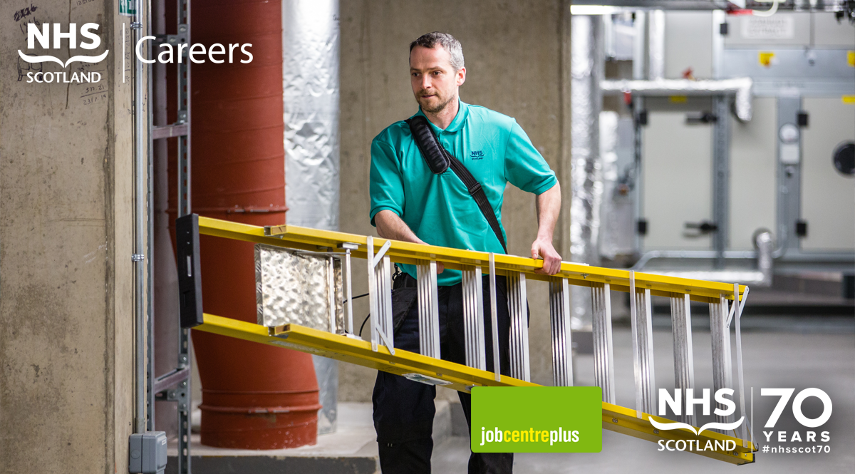 Maintenance workers, fire safety officers, estates officers and many more contribute to making sure #NHSScotland buildings and estates are well-maintained and safe to use. Find out more about jobs in Estates Services > goo.gl/vJMHJa #JobsWithAPulse #NHSScotlandCareers
