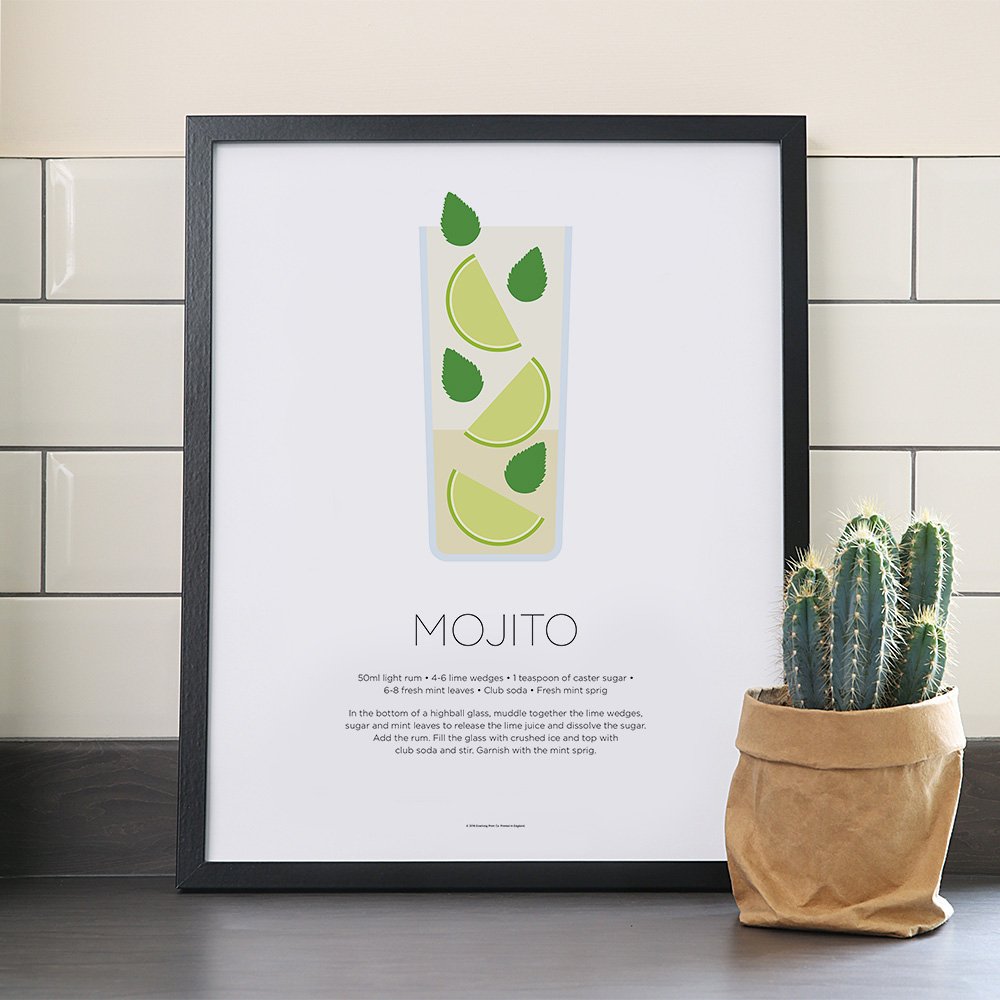 If there was ever a ‘day’ we could get on board with, it's this one: #NationalMojitoDay. Let’s get muddling! Shop the print: bit.ly/2L09AT8