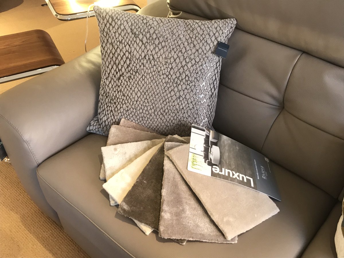 riviera_home_uk's tweet photo. Selecting the perfect colour from our new #Luxure 100% #bamboo #carpet range to match the #aura corner group in Trantino Smoke by @ROMsofas at @Arighi_Bianchi #macclesfield #cheshire , see the full #rivierahome range in the flooring department #rhuk https://t.co/MnS5qMz09w
