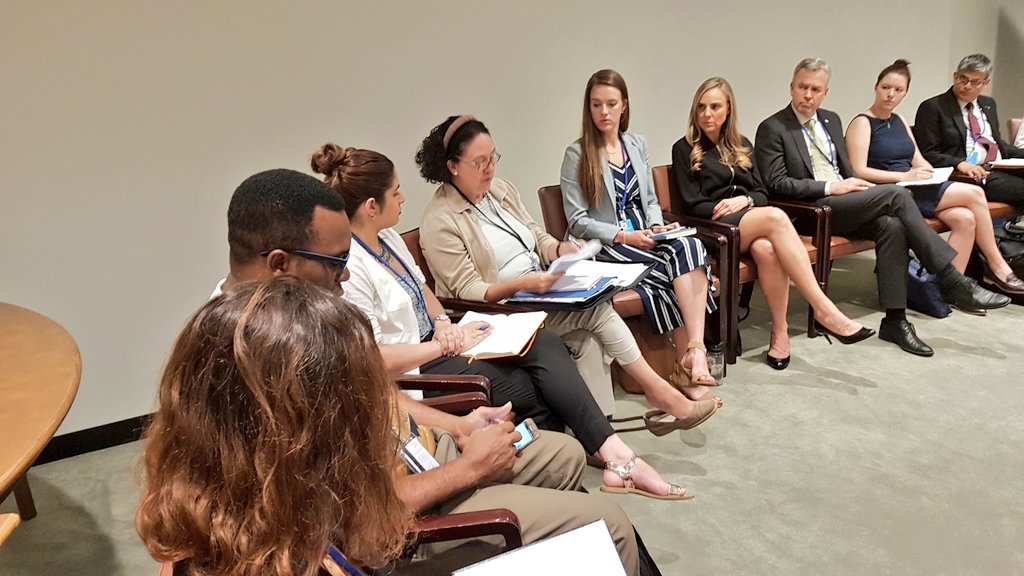 #Netherlands <a href="/neelamelwani/">Neelam M</a> &amp; #Mexico Judith Munguia @ our #HLPF2018 #SDG6 intergenerational policy dialogue yesterday: urge future generations 2  change the way we use, manage &amp; value water. 

#ValuingWater #HLPFYouth

<a href="/NLatUN/">Broken link hijacking POC</a> <a href="/henkovink/">Henk Ovink</a> @MinInfraWaterNL <a href="/unmgcy/">MGCY</a> <a href="/IGG_NL/">NL Global Issues</a>