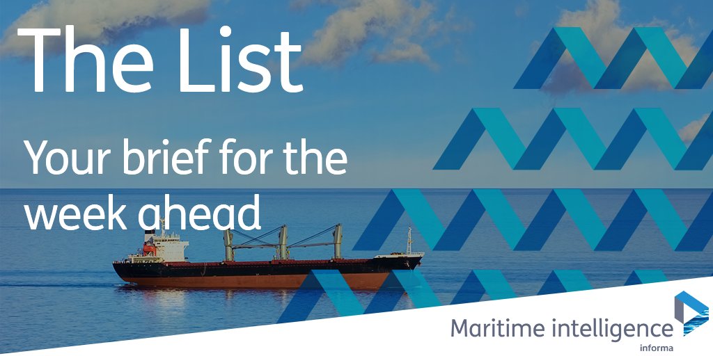 We have just launched ‘The List’ your weekly brief for the week ahead. Our kick off talking points are consolidation, sanctions, marine insurance, awards and why it matters that 2019 is the year of empowering women: bit.ly/2N5qCwp