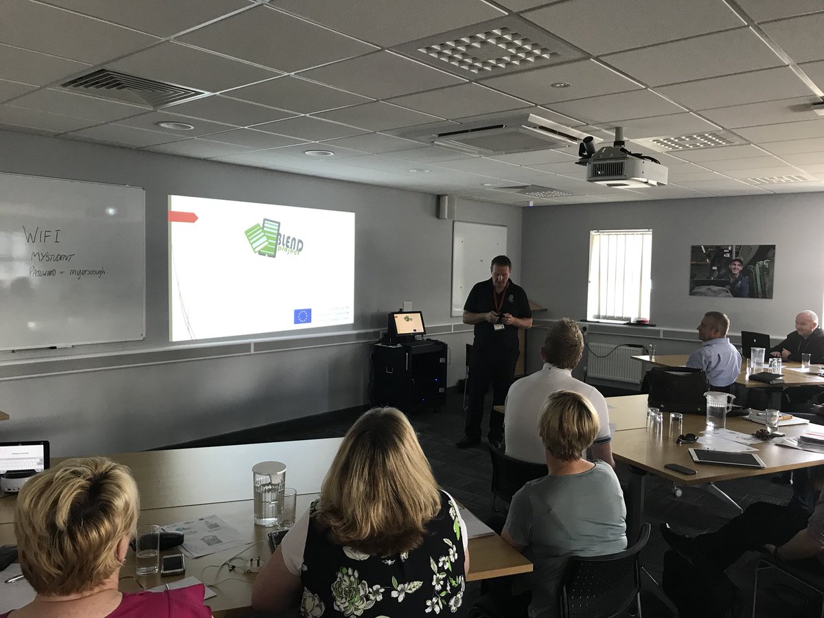 McPmcgrail's tweet photo. James presenting some of the Blend project outcomes @blendprojecteu @My_Apprentice https://t.co/pt7KwkElkl