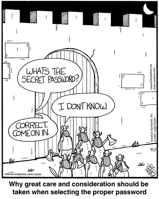 JosephSteinberg's tweet image. How To Create Strong Passwords That You Can Easily Remember -&amp;gt; ow.ly/hZ5430kRbJM

#CyberSecurity #infosec #Passwords #password #psychology #security #identity #humanfactors #privacy #wisdom #authentication #technology #Policies #HR #CIO #CISO

HT #cartoon @RubesCartoons