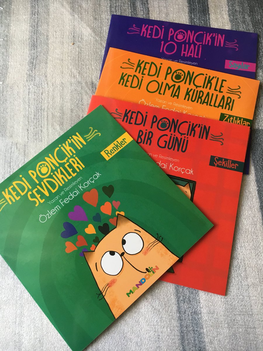 Ponçik yanaklı Kedi Ponçik biraz zıpır, biraz oyuncu…  Kedi Ponçik’le sayıları, şekilleri, zıtlıkları ve renkleri öğrenmeye hazır olun. Özlem Fedai Korçak’ın yazıp resimlediği “Kedi Ponçik” serisi inkilap.com ve tümkitabevlerinde.