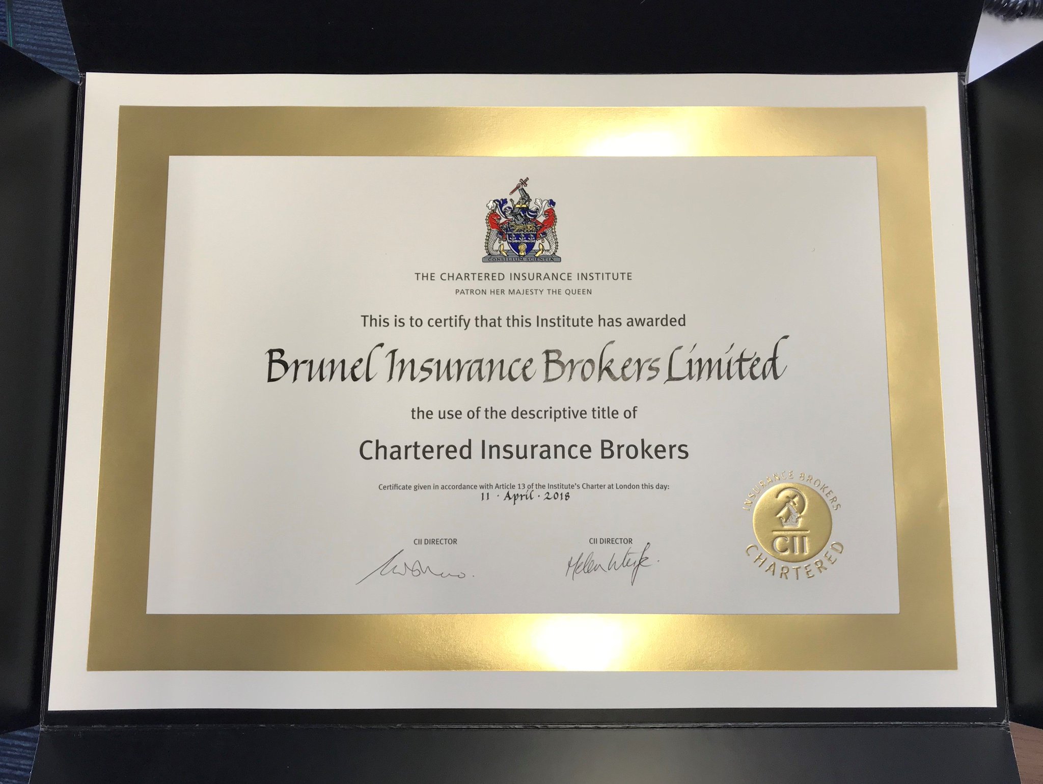 certificate cii