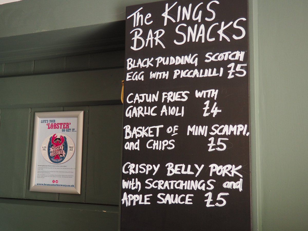 GREAT bar snacks &amp; local beer The Kings Head Letheringsett <a href="/kingsheadnr/">The Kings Head</a>  Football here we come #ItsCominHome #FootballsComingHome